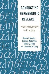 bokomslag Conducting Hermeneutic Research