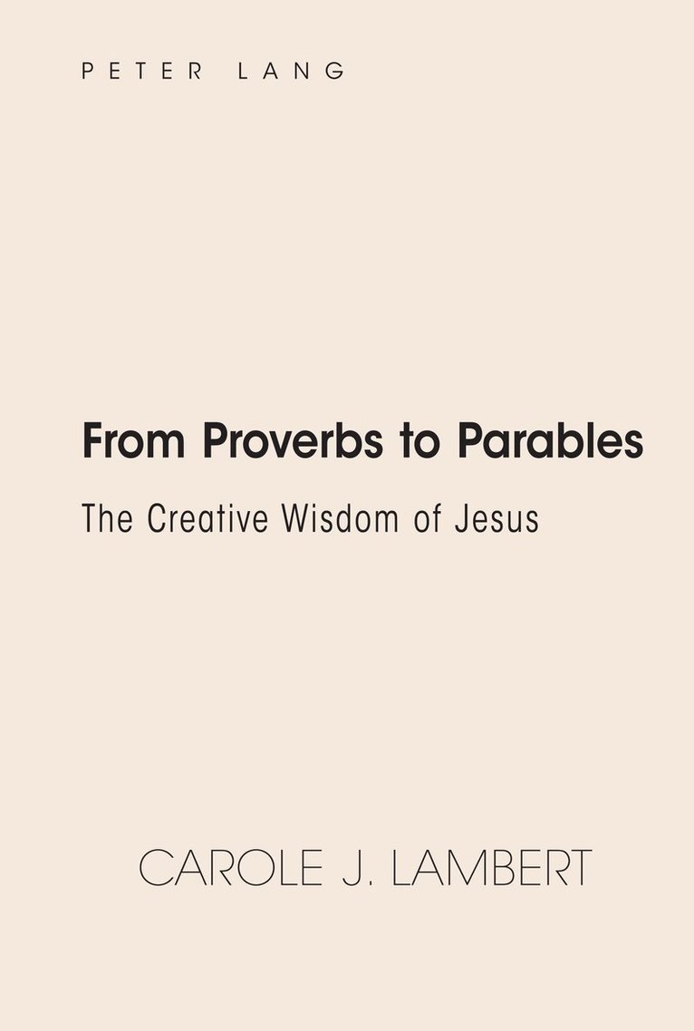 From Proverbs to Parables
