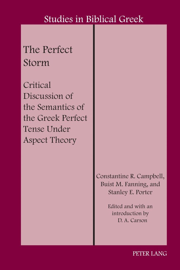 Constantine R. Campbell, Buist M. Fanning, Stanley E. Porter, D. A. Carson - Perfect Storm, Inbunden