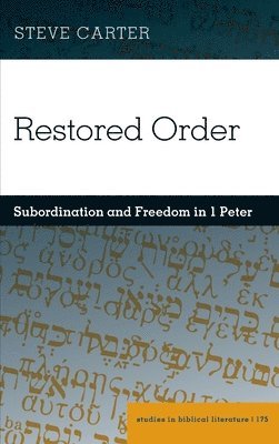Steve Carter, Hemchand Gossai - Restored Order, Inbunden