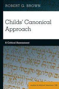 bokomslag Childs' Canonical Approach
