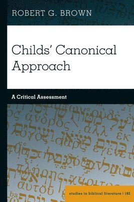 bokomslag Childs' Canonical Approach