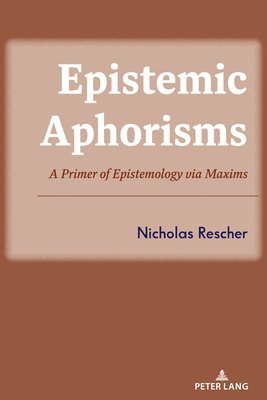 bokomslag Epistemic Aphorisms