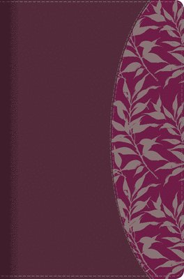 RVR 1960 Biblia de Estudio para Mujeres, vino tinto/fucsia símil piel con índice