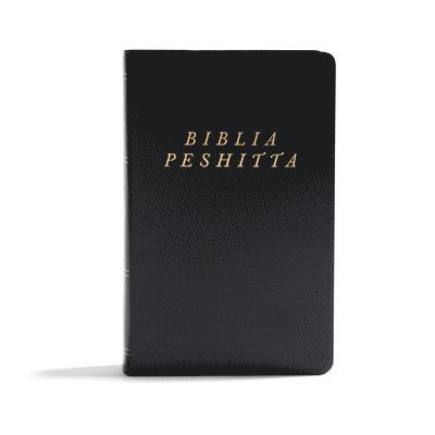 B&H Español Editorial Staff, B&h Español Editorial - Biblia Peshitta, negro imitación piel con índice, Inbunden
