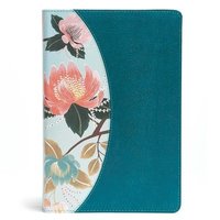 bokomslag CSB Study Bible For Women, Teal Flowers LeatherTouch