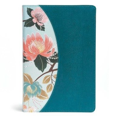 bokomslag CSB Study Bible For Women, Teal Flowers LeatherTouch