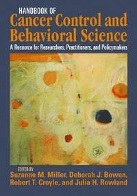 bokomslag Handbook of Cancer Control and Behavioral Science