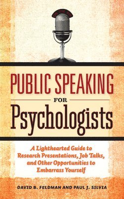 bokomslag Public Speaking for Psychologists