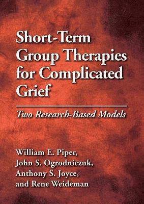 bokomslag Short-Term Group Therapies for Complicated Grief