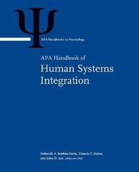 bokomslag APA Handbook of Human Systems Integration