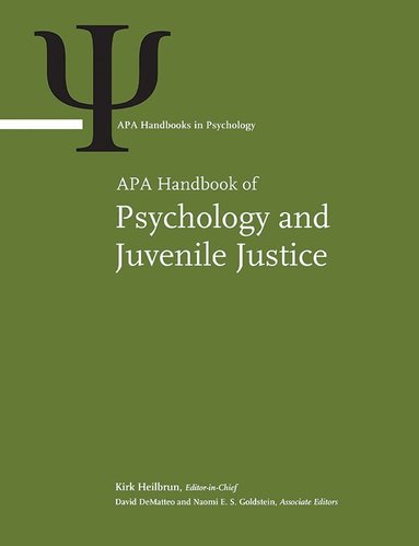 Kirk Heilbrun - APA Handbook of Psychology and Juvenile Justice, Inbunden