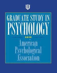 bokomslag Graduate Study in Psychology, 2019 Edition