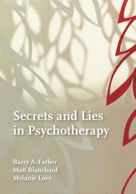 bokomslag Secrets and Lies in Psychotherapy