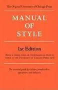 Manual of Style (Chicago 1st Edition), Häftad. Tillgänglighet: Lägg i varukorg