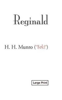 bokomslag Reginald, Large-Print Edition