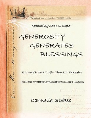 Generosity Generates Blessings 1