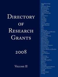 bokomslag Directory of Research Grants 2008