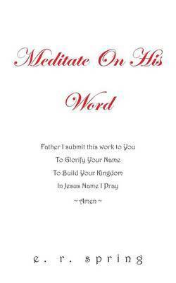 Meditate On His Word 1