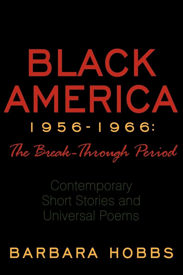 Barbara Hobbs - Black America 1956-1966, Häftad