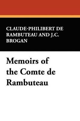 bokomslag Memoirs of the Comte de Rambuteau