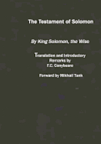 bokomslag The Testament of Solomon: (original Version)