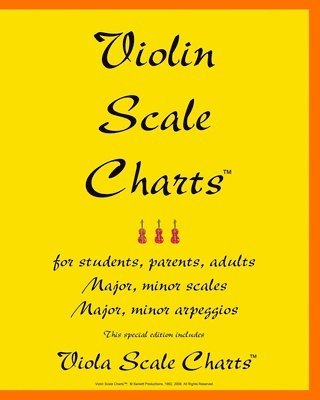 Violin Scale Charts(TM): This Special Edition Includes Viola Scale Charts