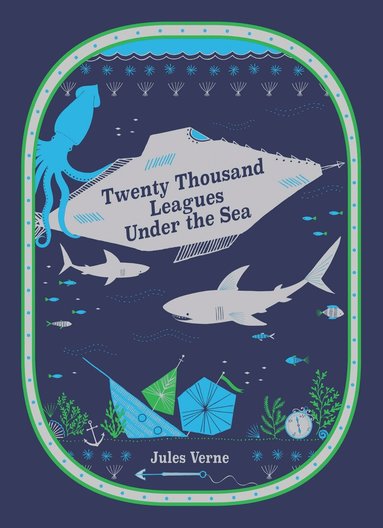 Jules Verne - Twenty Thousand Leagues Under the Sea, Inbunden
