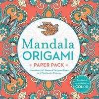 bokomslag Mandala origami paper pack - more than 250 sheets of origami paper in 16 me