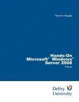 Diana Palmer, Palmer - Hands-On Microsoft Windows Server 2008 + DVD, Häftad