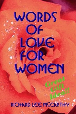 Richard McCarthy - Words Of Love For Women, Häftad