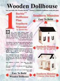 bokomslag Barbie Dollhouse Plan Southern Mansion