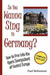 bokomslag So You Wanna Sing in Germany?