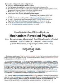 bokomslag From Postulate-Based Modern Physics to Mechanism-Revealed Physics, Vol.1 (1/2)