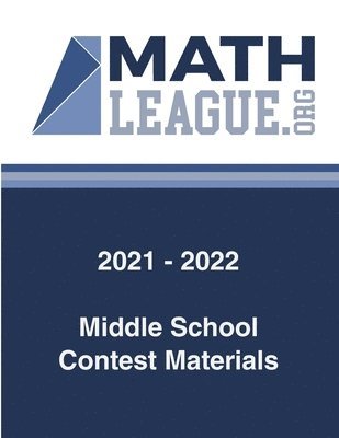 bokomslag 2021-2022 Middle School Contest Materials