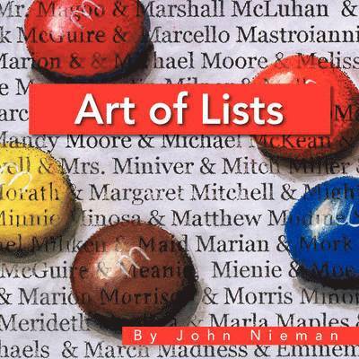 John Nieman - Art of Lists, Häftad