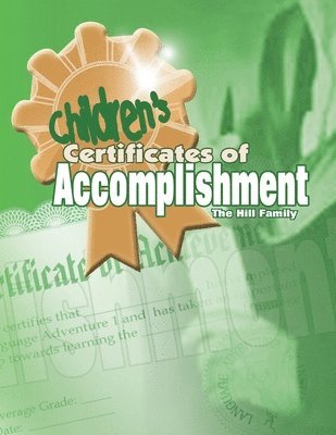 Children's Certificates of Accomplishment 1