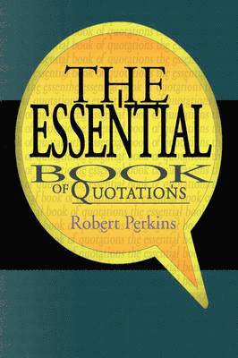 Robert Perkins - Essential Book of Quotations, Häftad