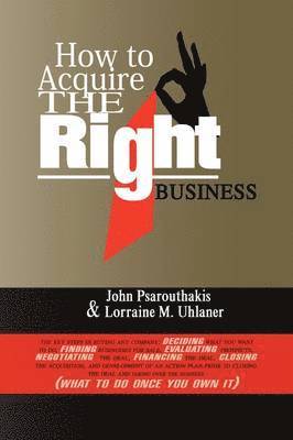 How to Acquire the Right Business 1