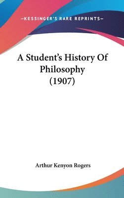 A Student's History of Philosophy (1907) 1