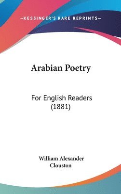 bokomslag Arabian Poetry: For English Readers (1881)