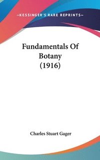 bokomslag Fundamentals of Botany (1916)
