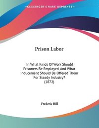 bokomslag Prison Labor: In What Kinds of Work Should Prisoners Be Employed, and What Inducement Should Be Offered Them for Steady Industry? (1