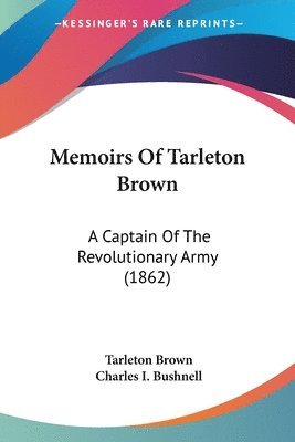 bokomslag Memoirs Of Tarleton Brown