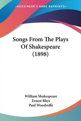 Songs from the Plays of Shakespeare (1898) 1