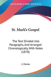 bokomslag St. Mark's Gospel