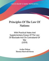 bokomslag Principles Of The Law Of Nations