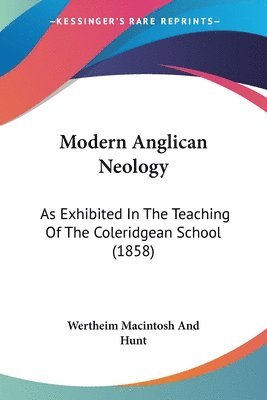 Modern Anglican Neology 1