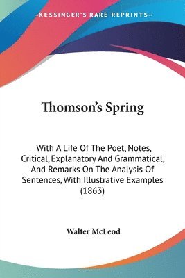 Thomson's Spring 1