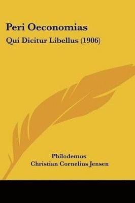 bokomslag Peri Oeconomias: Qui Dicitur Libellus (1906)